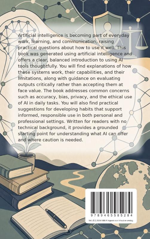 Achterkant van Using AI Mindfully and Critically