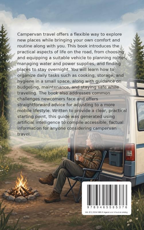 Achterkant van Getting Started with Campervan Travel