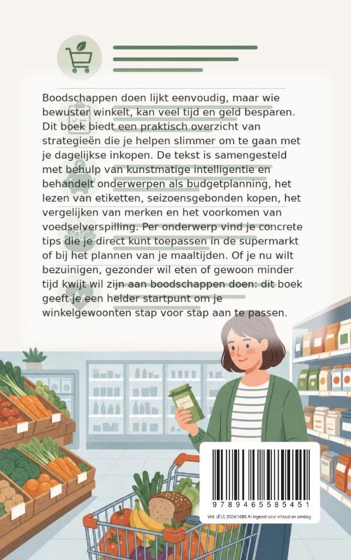 Achterkant van Slimme Boodschappentips voor het Dagelijks Leven