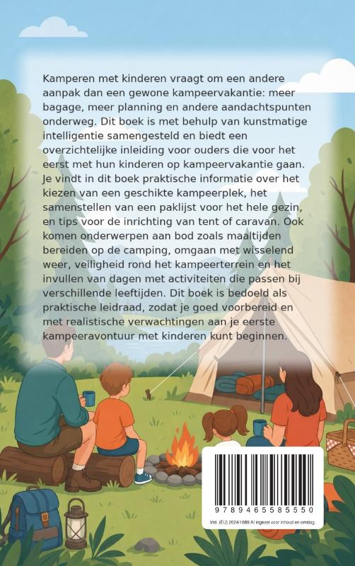 Achterkant van Kamperen met Kinderen voor Beginners