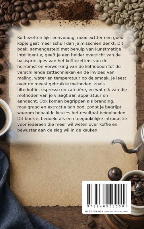 Achterkant van Starten met Koffiezetten