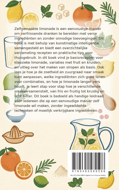Achterkant van Limonade Eenvoudig Gemaakt