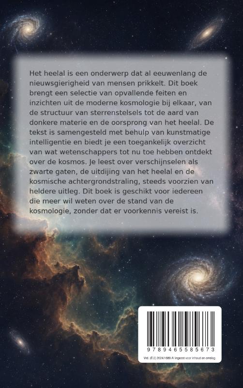 Achterkant van Verbazingwekkende Feiten over het Heelal