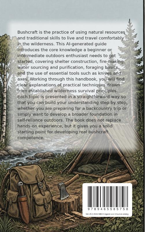 Achterkant van The Bushcraft Handbook: Surviving Like a Pro
