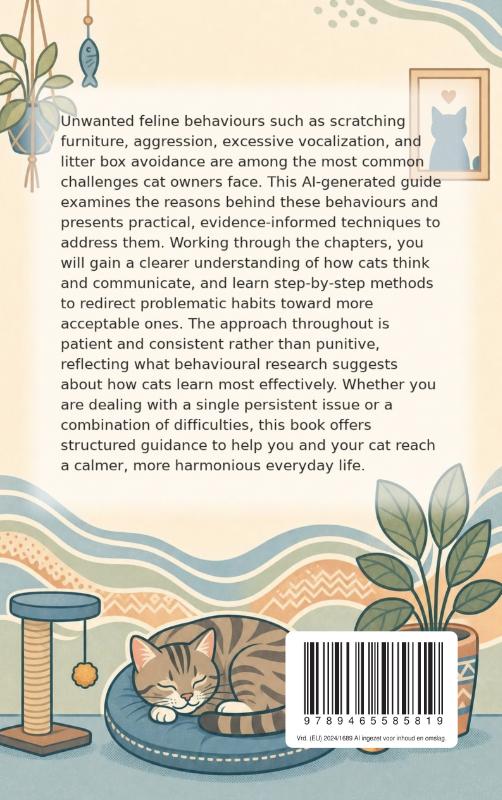 Achterkant van How to Break a Cat's Bad Habits