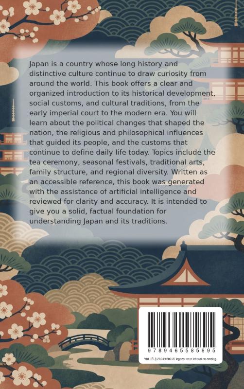 Achterkant van All About Japan