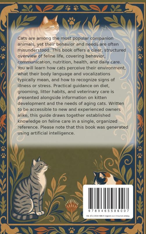 Achterkant van The Book About Cats