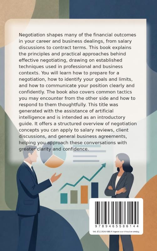 Achterkant van Earn More by Negotiating Better