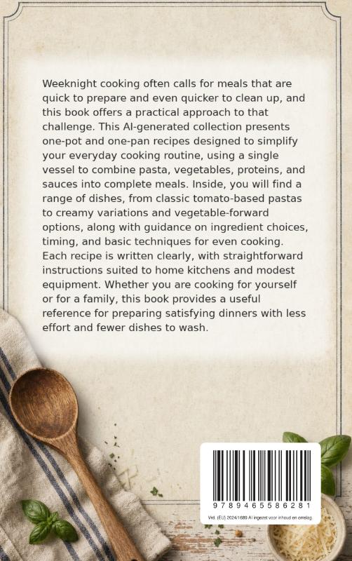 Achterkant van One-Pan Pasta and More