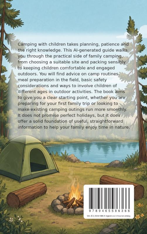 Achterkant van Smart Camping with Kids
