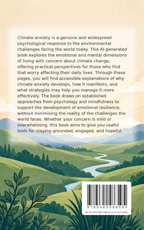 Achterkant van Climate Anxiety: Staying Hopeful in a Warming World