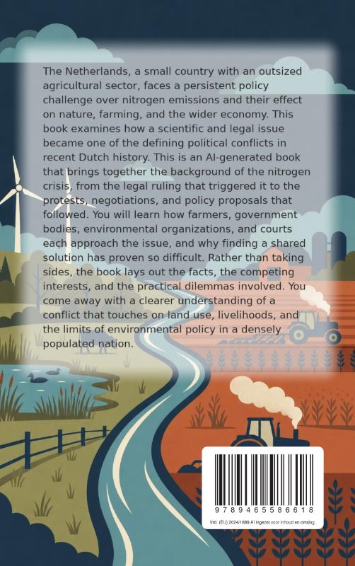 Achterkant van The Nitrogen Battle: The Conflict Dividing the Netherlands