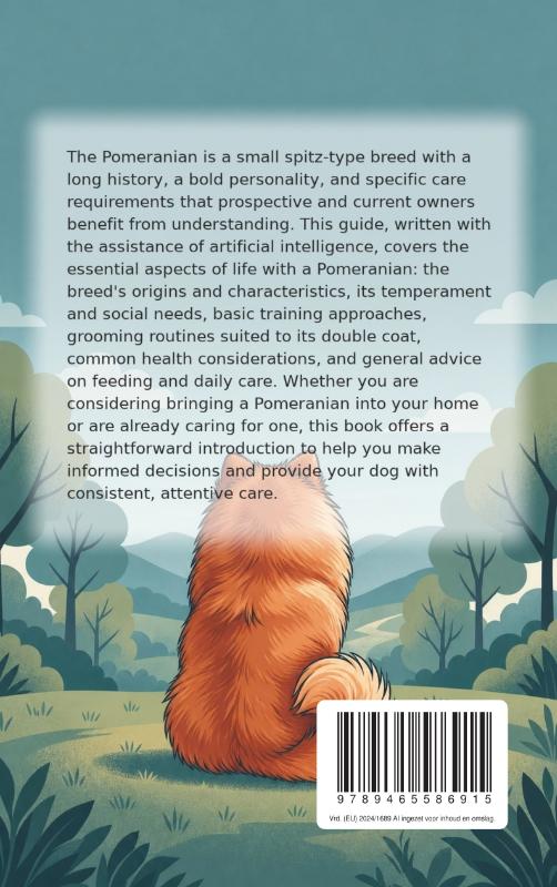 Achterkant van All About the Pomeranian