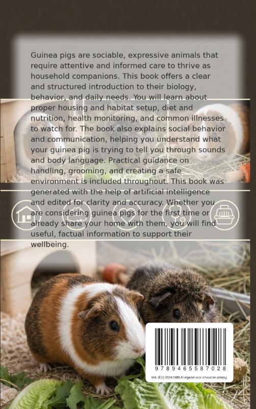 Achterkant van All About Guinea Pigs: Care and Behavior