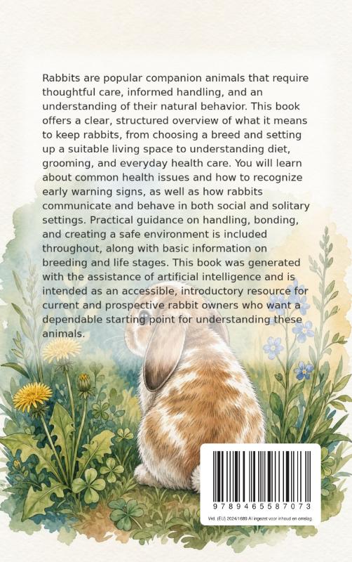 Achterkant van All About Rabbits: The Complete Guide