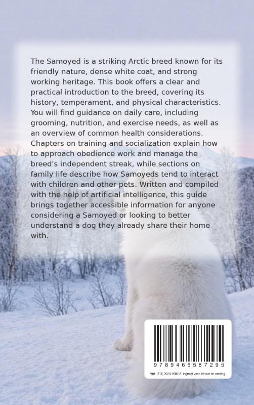 Achterkant van All About the Samoyed