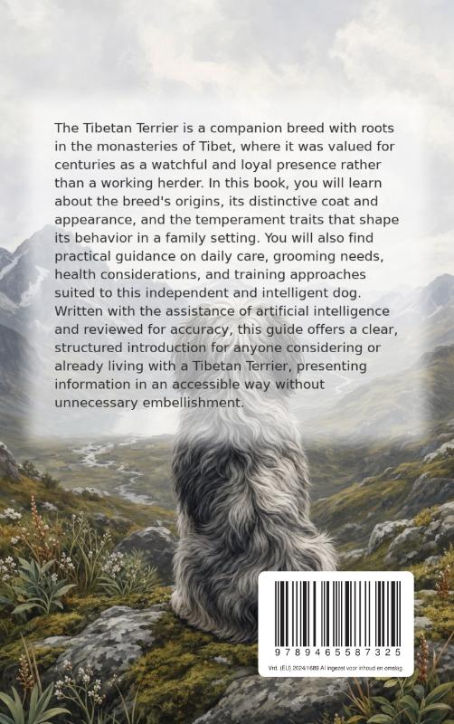 Achterkant van All About the Tibetan Terrier
