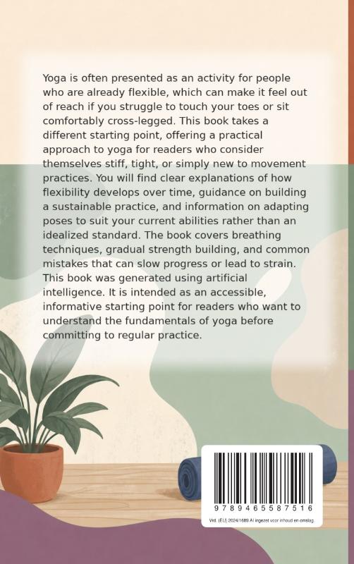 Achterkant van Yoga for the Inflexible