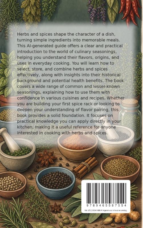 Achterkant van Mastering Herbs and Spices