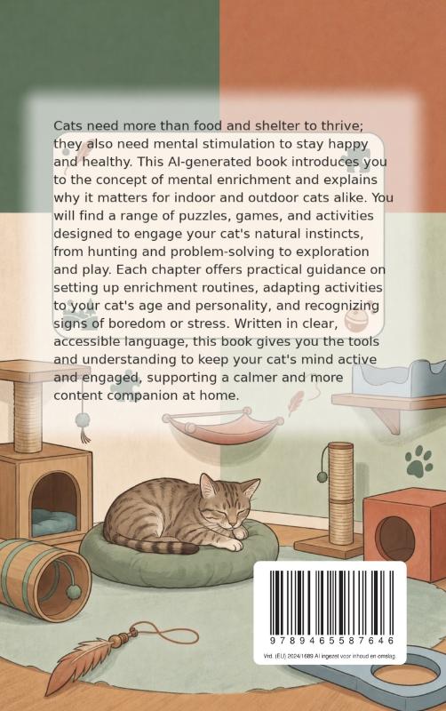 Achterkant van Mental Enrichment for Your Cat