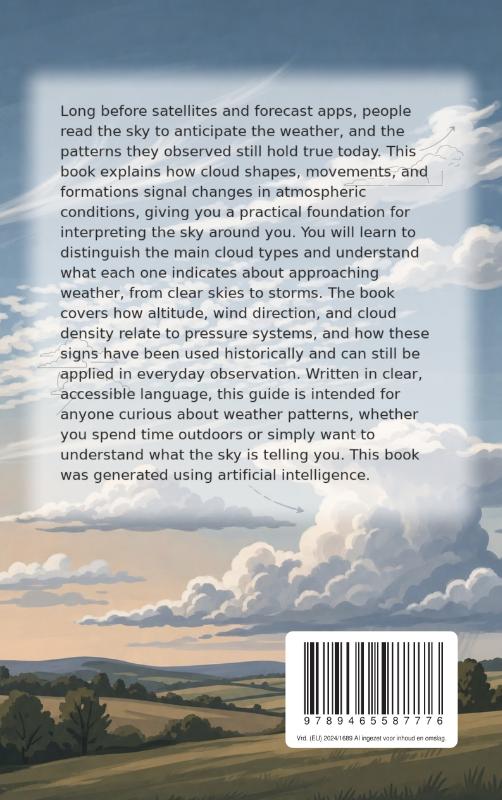 Achterkant van Reading Clouds