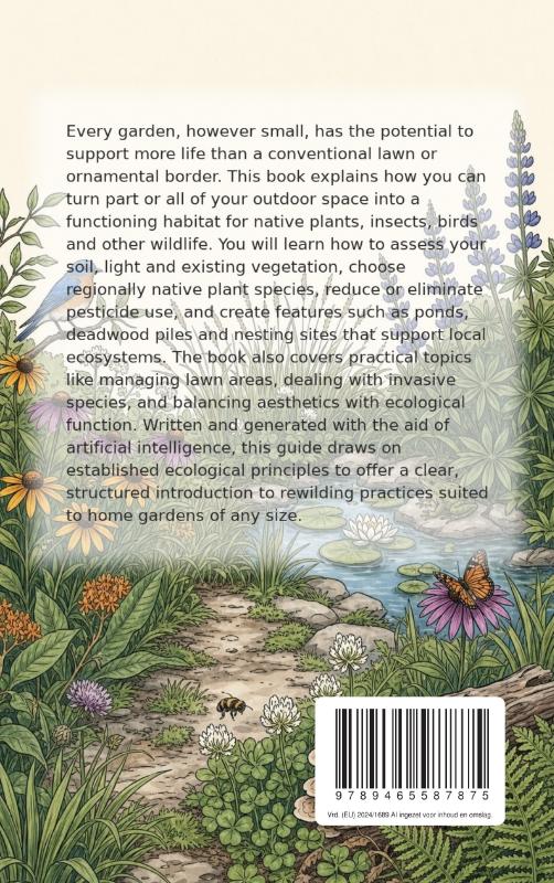 Achterkant van The Rewilding Garden