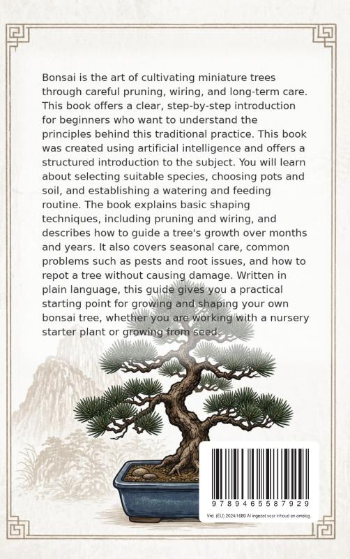 Achterkant van Bonsai for Beginners
