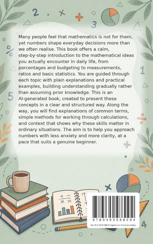 Achterkant van Understanding Numbers Without a Head for Maths