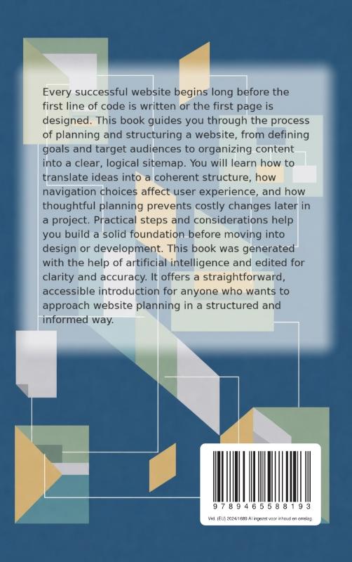 Achterkant van Planning and Structuring a Website