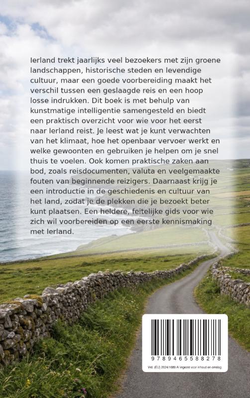 Achterkant van De Beginnersgids voor Ierland