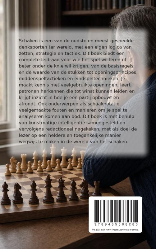 Achterkant van Schaken Onder de Knie