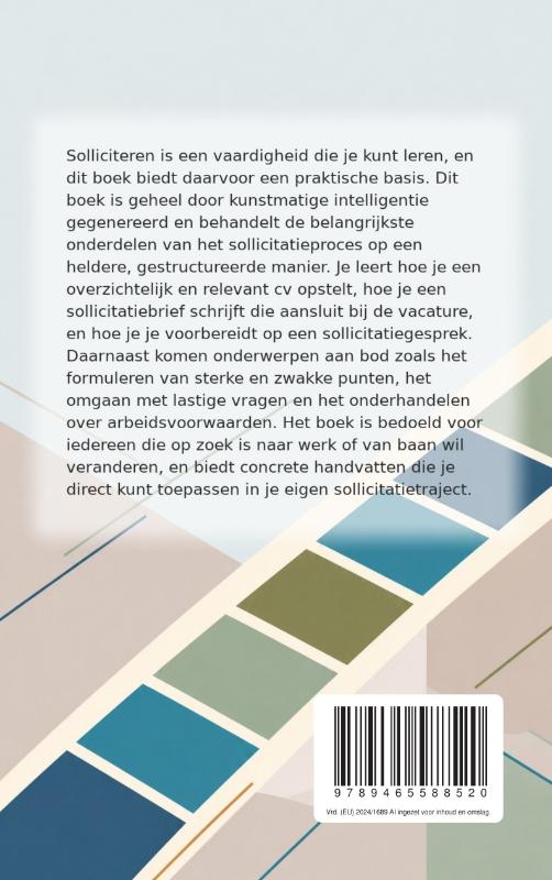 Achterkant van Solliciteren Onder de Knie