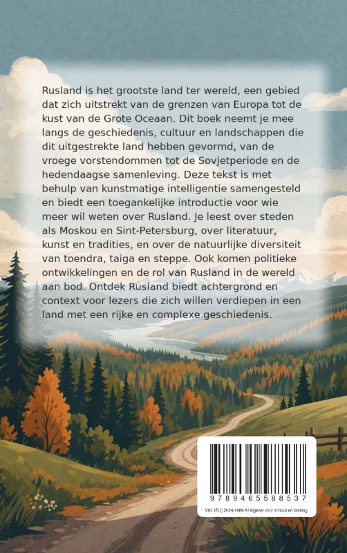 Achterkant van Ontdek Rusland