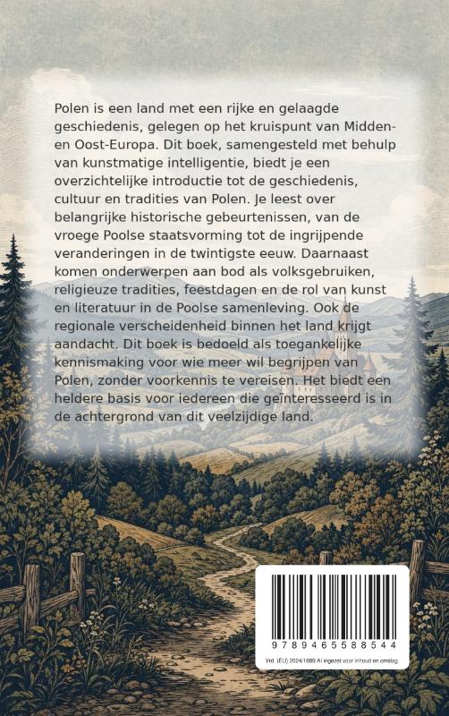 Achterkant van De Wonderlijke Wereld van Polen