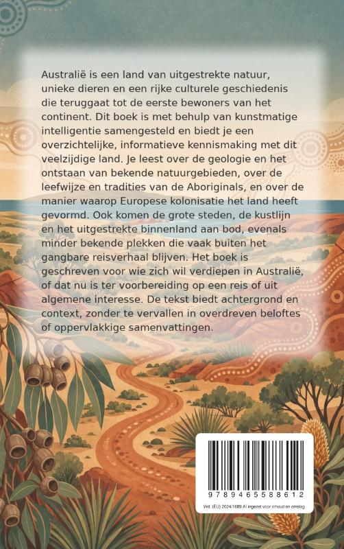 Achterkant van Ontdek Australië