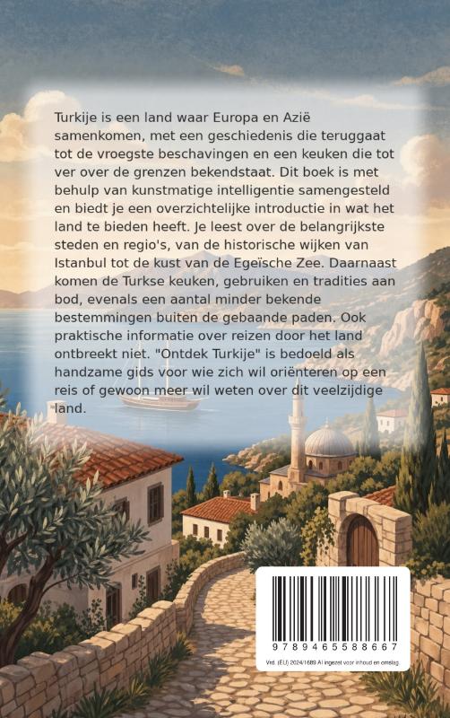 Achterkant van Ontdek Turkije