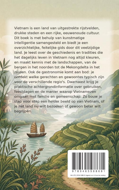 Achterkant van Ontdek Vietnam