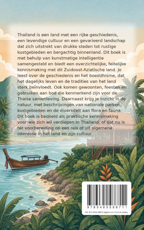 Achterkant van Ontdek Thailand