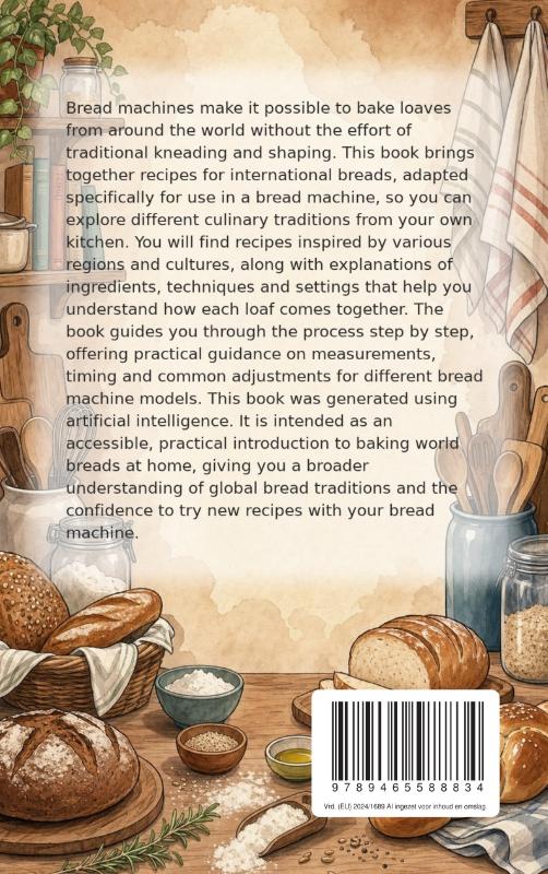 Achterkant van World Bread Recipes from the Bread Machine