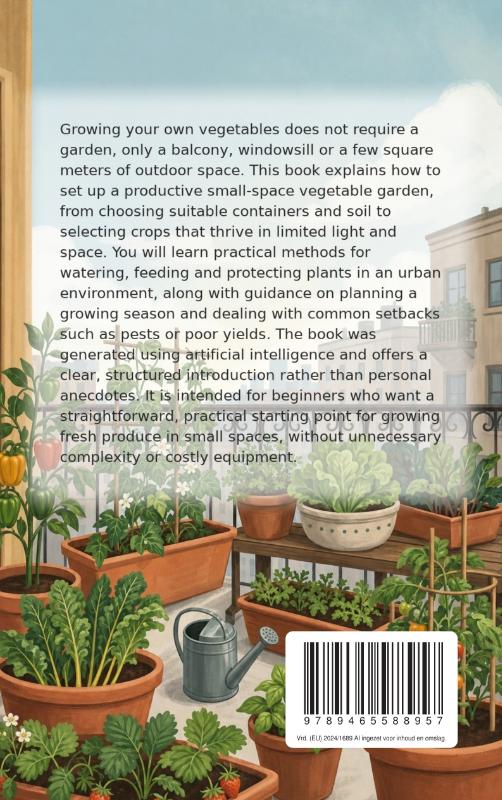 Achterkant van Vegetable Gardening on the Third Floor