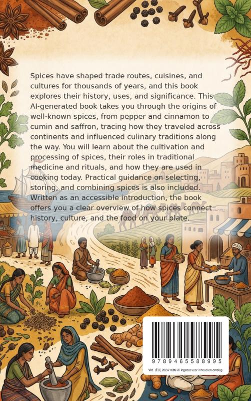 Achterkant van Spice Up Your Life: The World of Spices