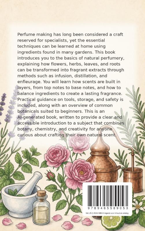 Achterkant van Create Your Own Scent: Natural Perfumes from Your Garden