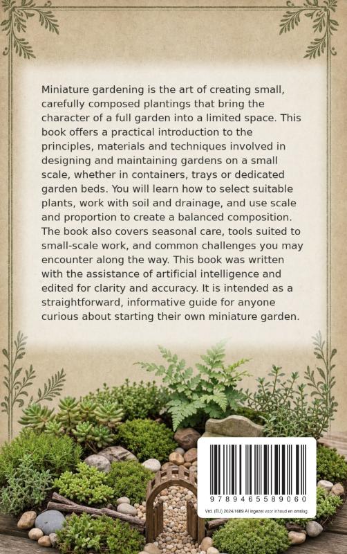 Achterkant van The Magic of Miniature Gardening