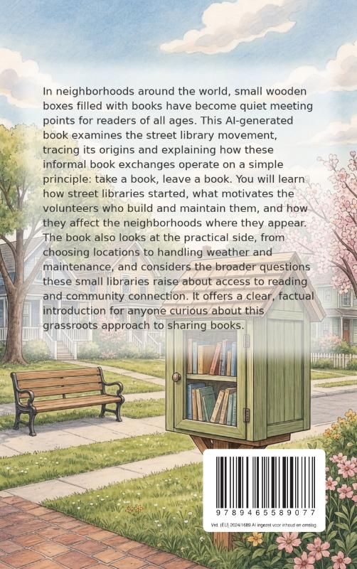Achterkant van Books for Everyone: The Street Library Movement