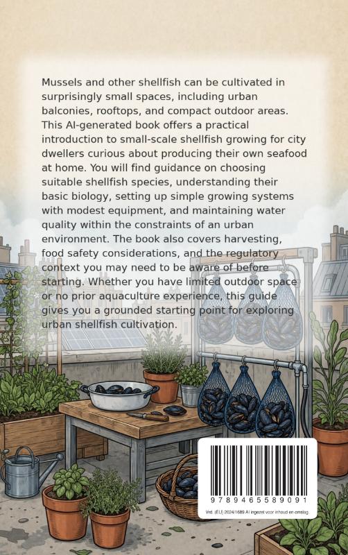 Achterkant van Mussel Gardens and Urban Seafood