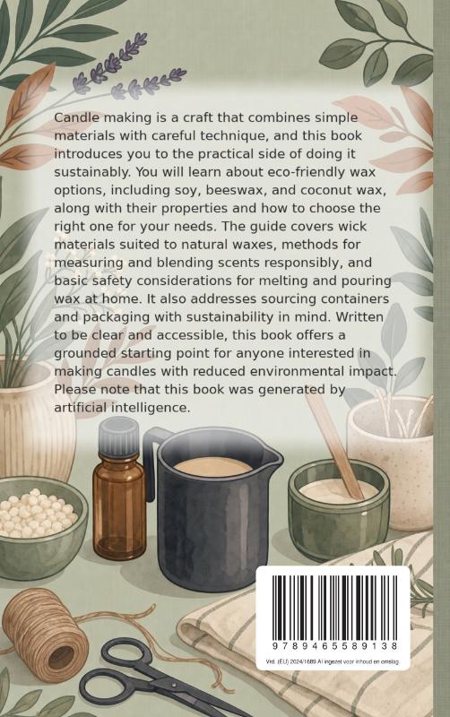 Achterkant van Making Your Own Sustainable Candles