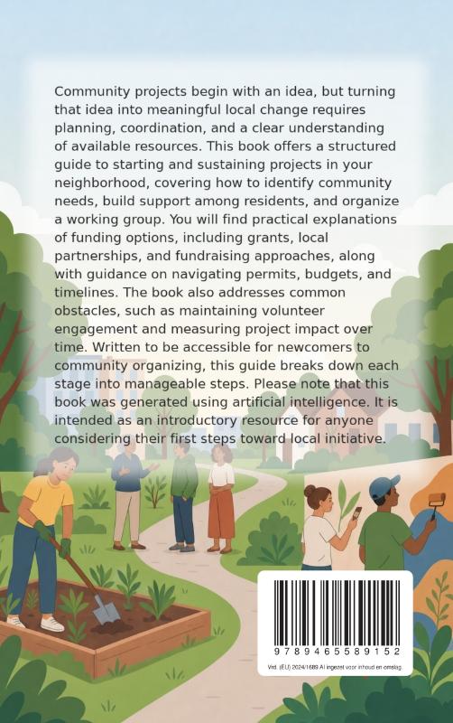Achterkant van Taking Initiative in Your Neighborhood: A Guide to Community Projects
