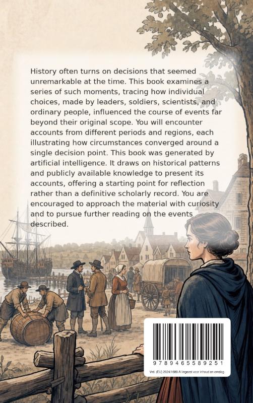 Achterkant van Small Choices, Big Consequences: Stories of Historical Turning Points