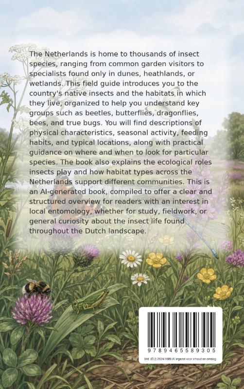 Achterkant van Insects of the Netherlands