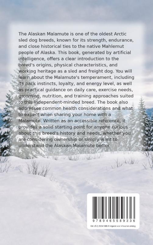 Achterkant van All About the Alaskan Malamute